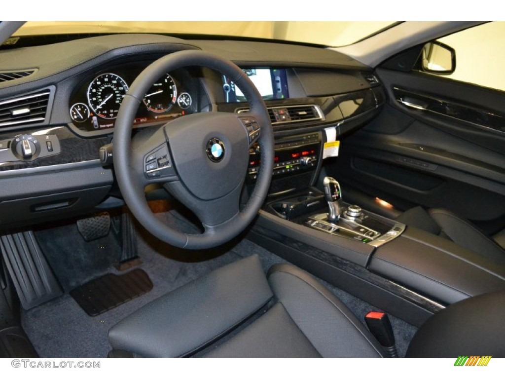 2011 7 Series 750Li Sedan - Dark Graphite Metallic / Black photo #10