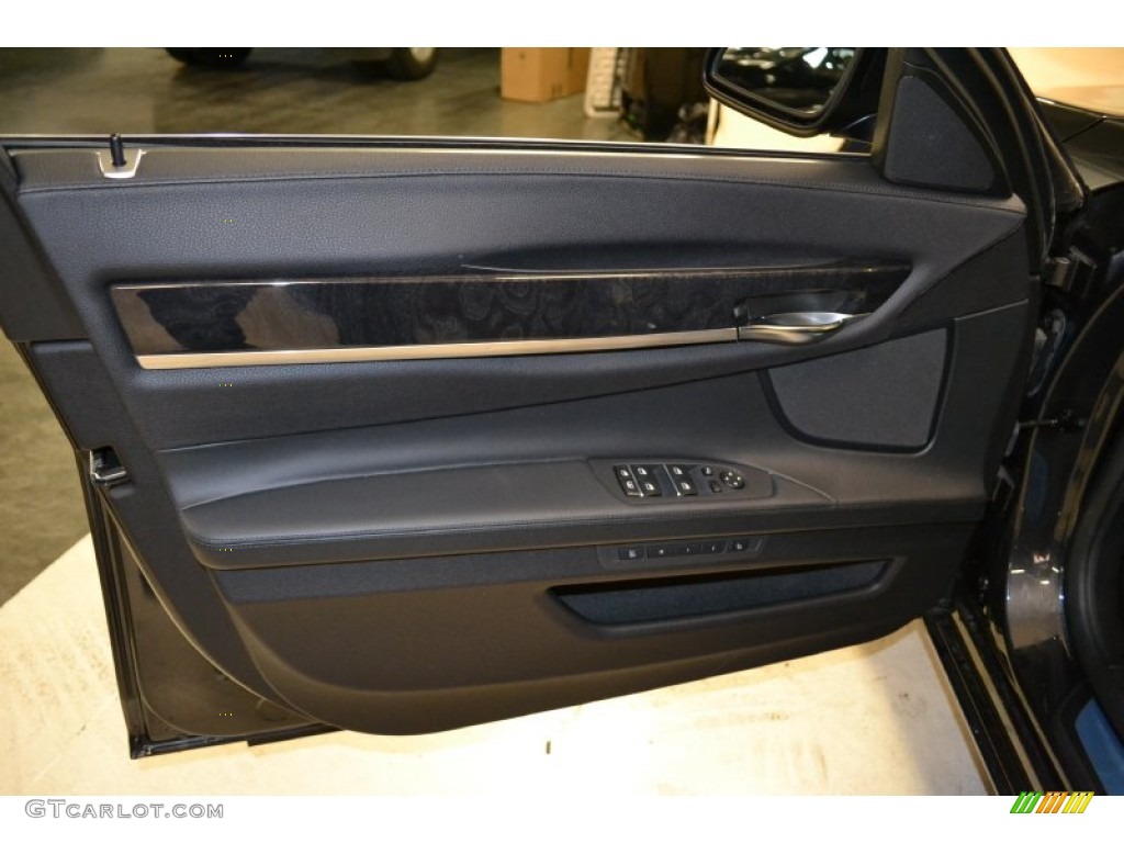 2011 7 Series 750Li Sedan - Dark Graphite Metallic / Black photo #14