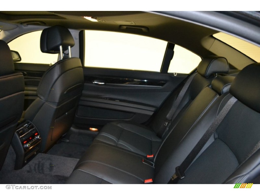 2011 7 Series 750Li Sedan - Dark Graphite Metallic / Black photo #16