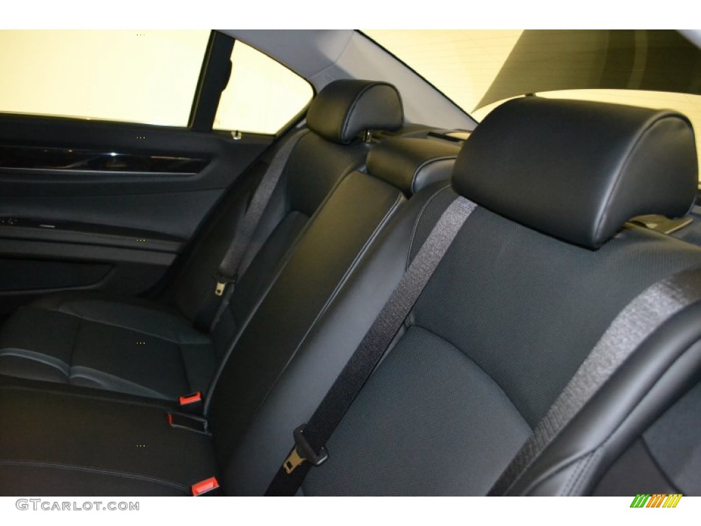 2011 7 Series 750Li Sedan - Dark Graphite Metallic / Black photo #17