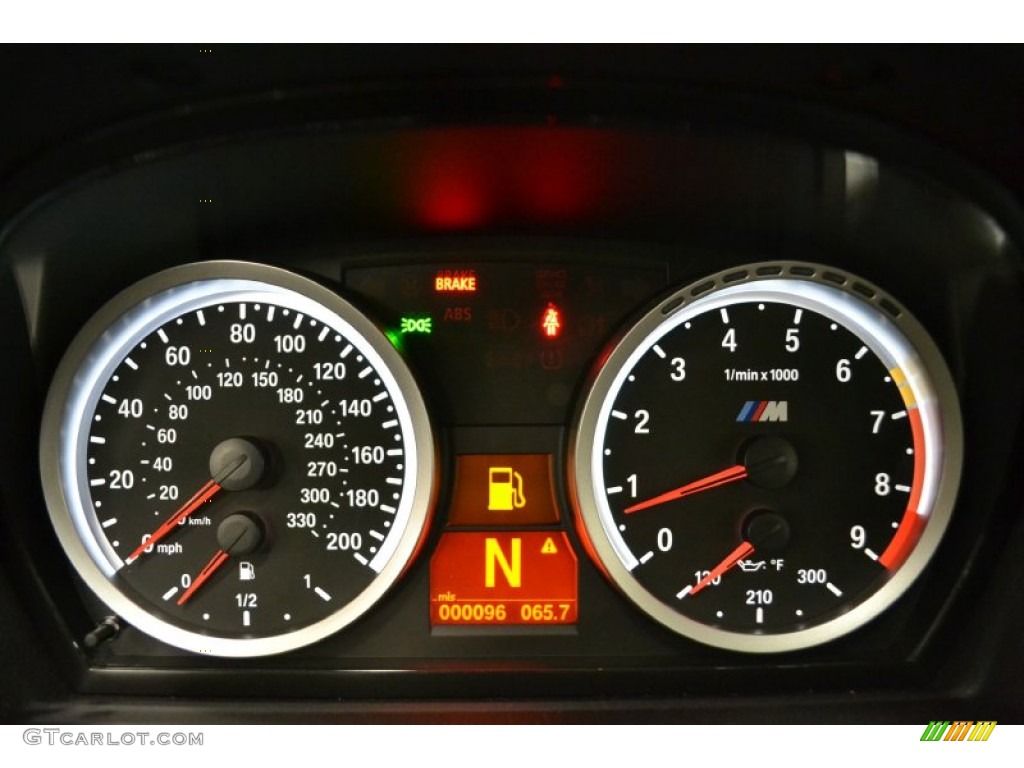 2011 BMW M3 Sedan Gauges Photo #50350413