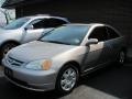 2002 Titanium Metallic Honda Civic EX Coupe  photo #1