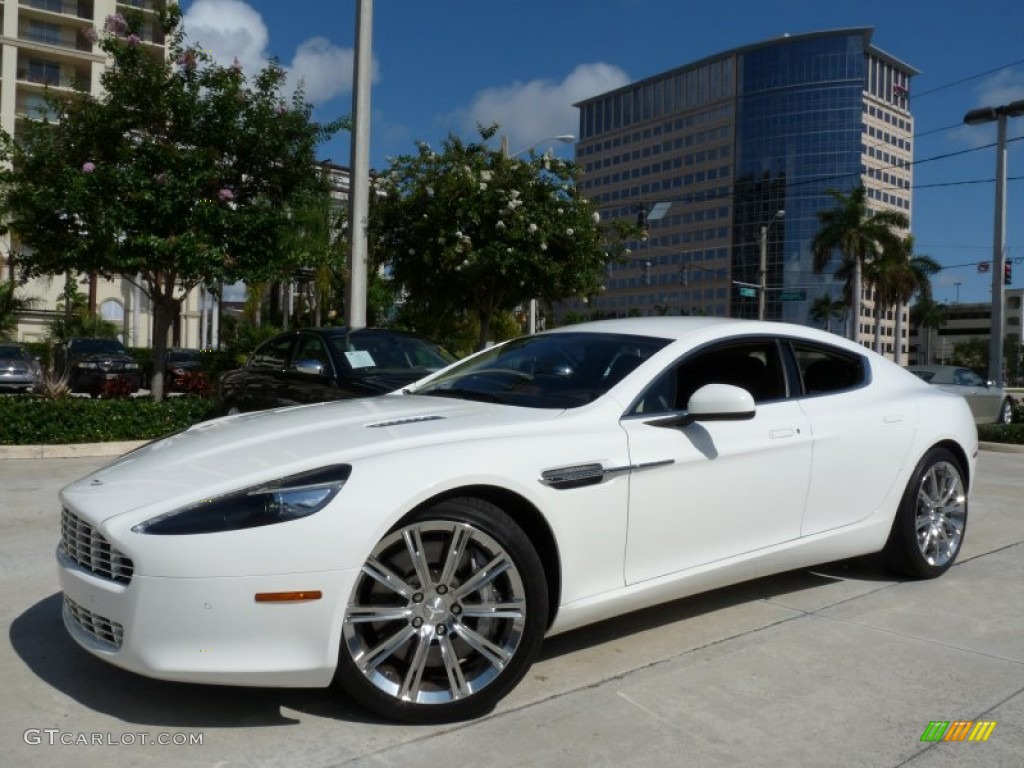 Stratus White 2011 Aston Martin Rapide Sedan Exterior Photo #50351058