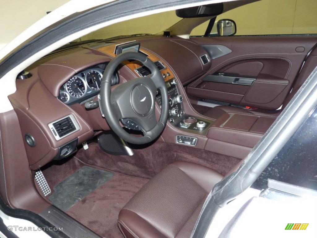 Bitter Chocolate Interior 2011 Aston Martin Rapide Sedan Photo #50351148