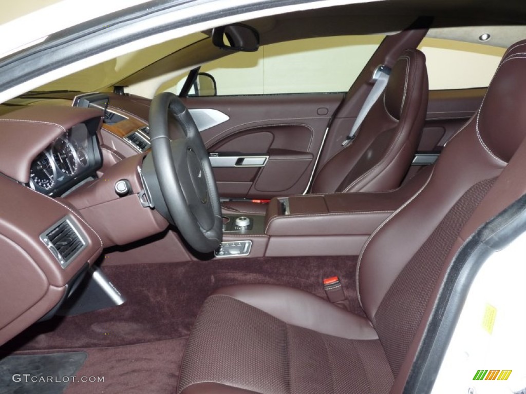 Bitter Chocolate Interior 2011 Aston Martin Rapide Sedan Photo #50351178