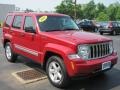 2008 Inferno Red Crystal Pearl Jeep Liberty Limited 4x4  photo #23