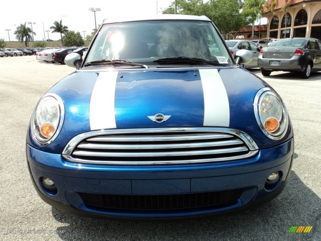 2009 Cooper Clubman - Lightning Blue Metallic / Black/Grey photo #13