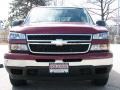 2006 Sport Red Metallic Chevrolet Silverado 1500 LS Crew Cab 4x4  photo #2