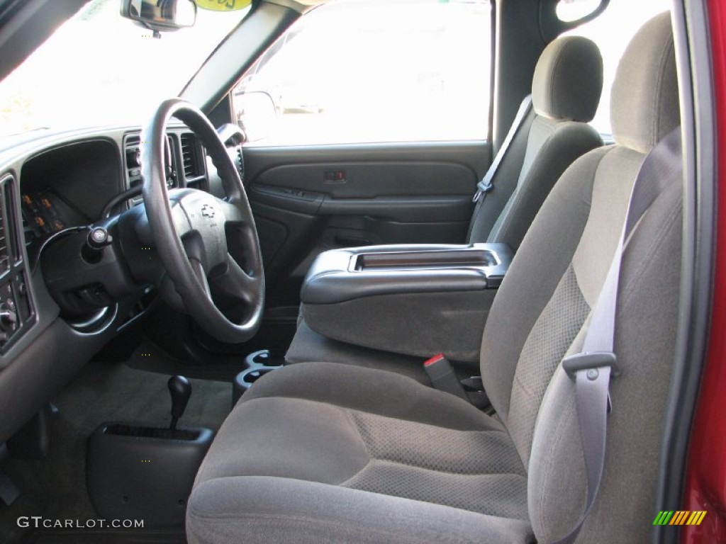 Dark Charcoal Interior 2006 Chevrolet Silverado 1500 LS Crew Cab 4x4 Photo #50353506
