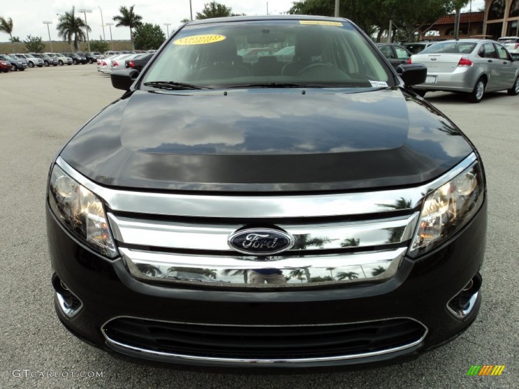 2010 Fusion SEL V6 - Tuxedo Black Metallic / Charcoal Black photo #15