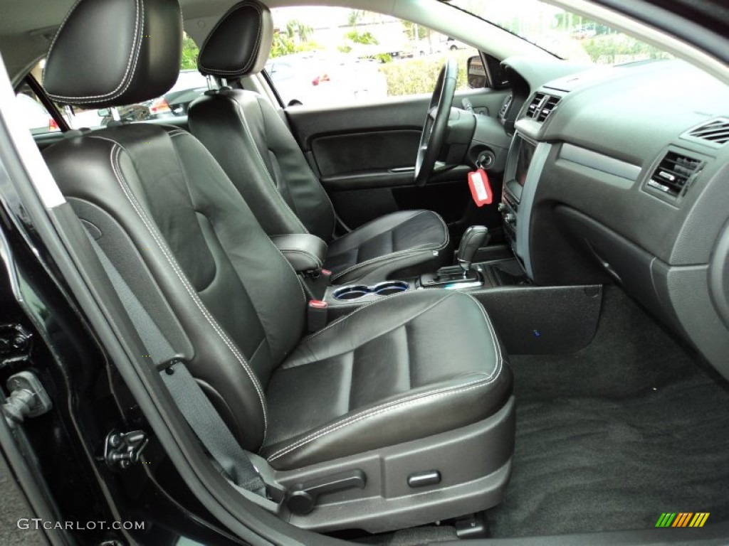 2010 Fusion SEL V6 - Tuxedo Black Metallic / Charcoal Black photo #20