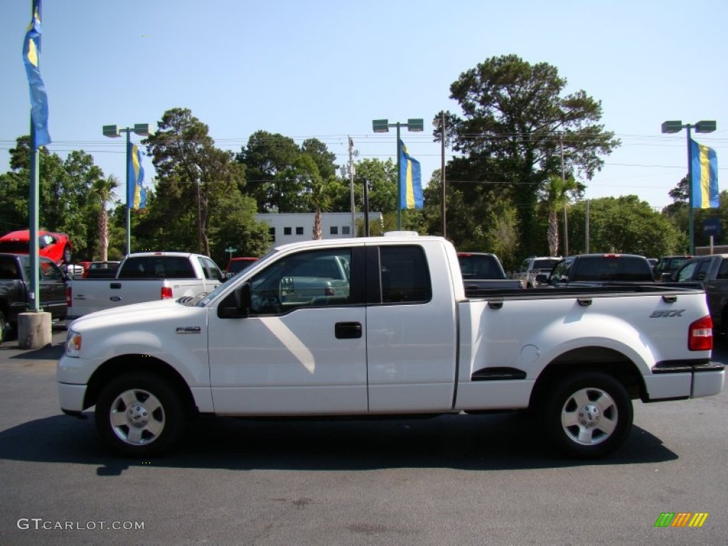 2006 F150 STX SuperCab - Oxford White / Medium/Dark Flint photo #5