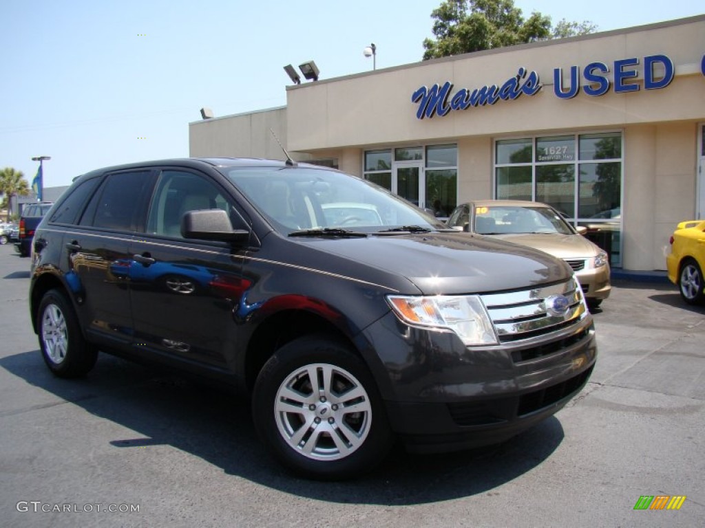 2007 Edge SE - Carbon Metallic / Medium Light Stone photo #31