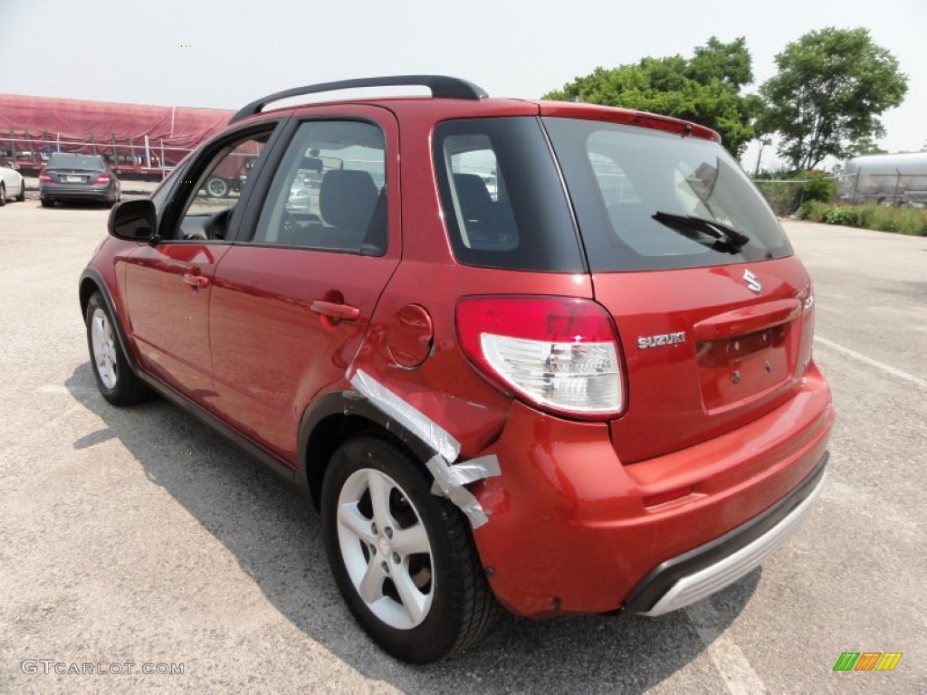 2007 SX4 AWD - Sunlight Copper Pearl / Black photo #10