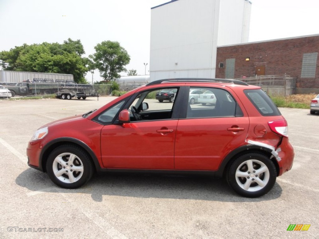 2007 SX4 AWD - Sunlight Copper Pearl / Black photo #11