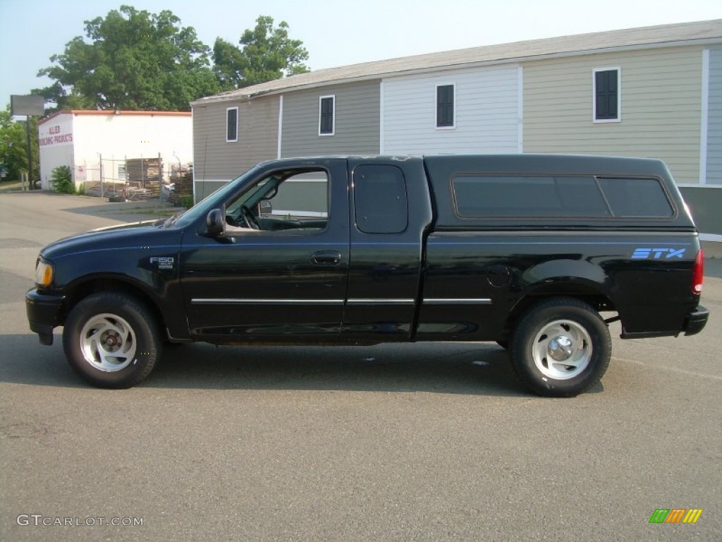 Black 1998 Ford F150 STX SuperCab Exterior Photo #50357106