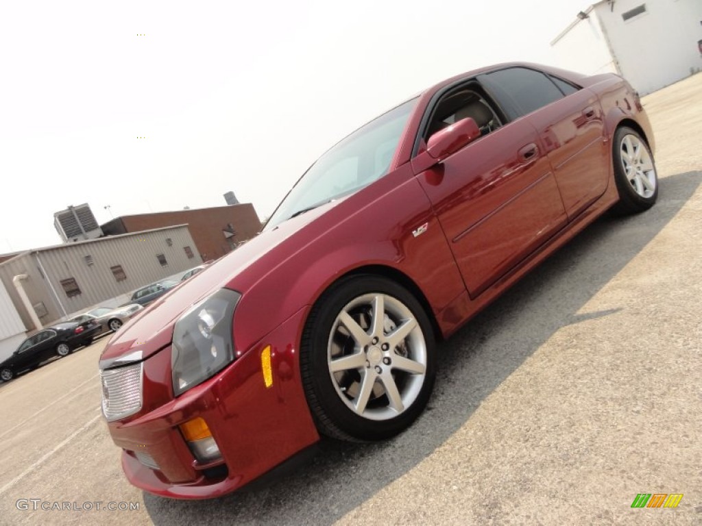 2005 CTS -V Series - Red Line / Light Neutral photo #2