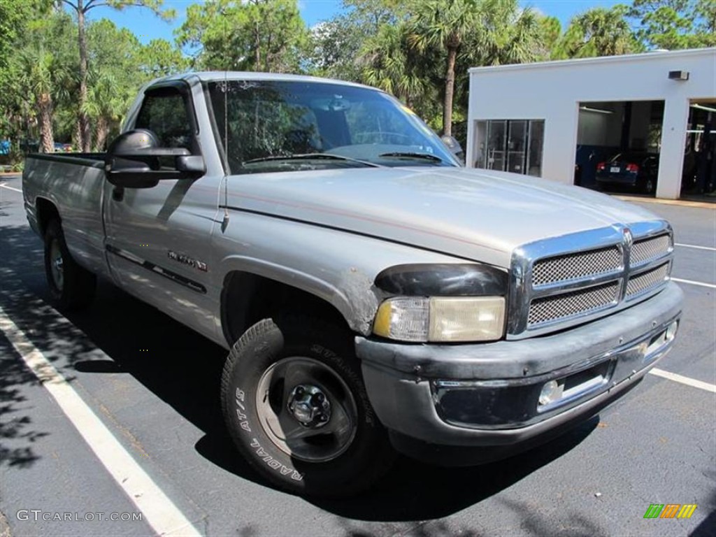 2001 Ram 1500 SLT Regular Cab - Bright Silver Metallic / Mist Gray photo #1