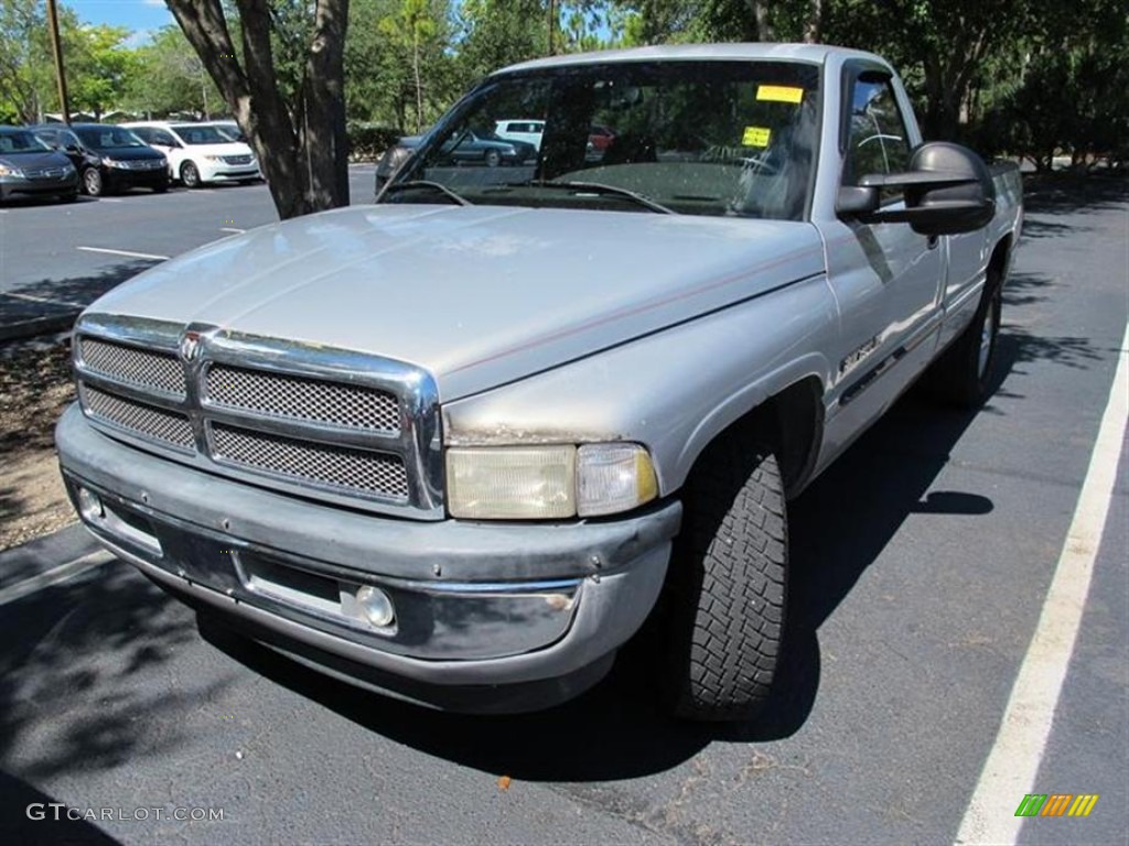 2001 Ram 1500 SLT Regular Cab - Bright Silver Metallic / Mist Gray photo #4