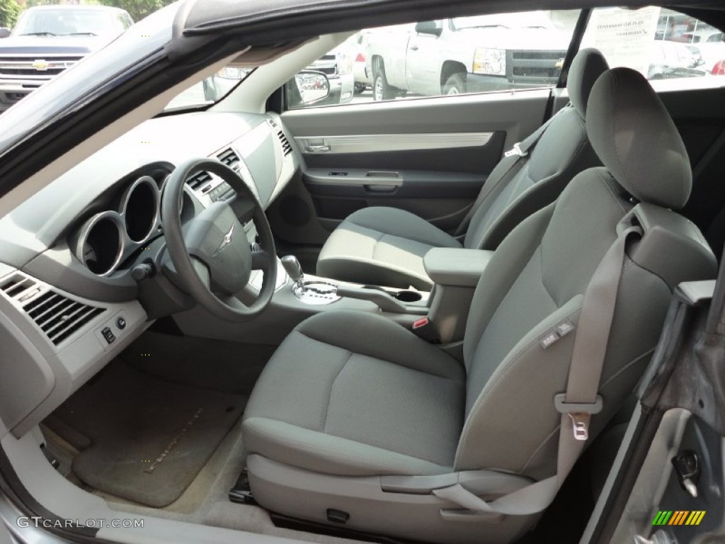 Dark Slate Gray/Light Slate Gray Interior 2008 Chrysler Sebring Touring Convertible Photo #50358654