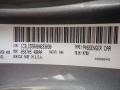  2008 Sebring Touring Convertible Silver Steel Metallic Color Code PA4