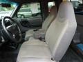 Dark Graphite 2002 Ford Ranger Edge SuperCab 4x4 Interior Color