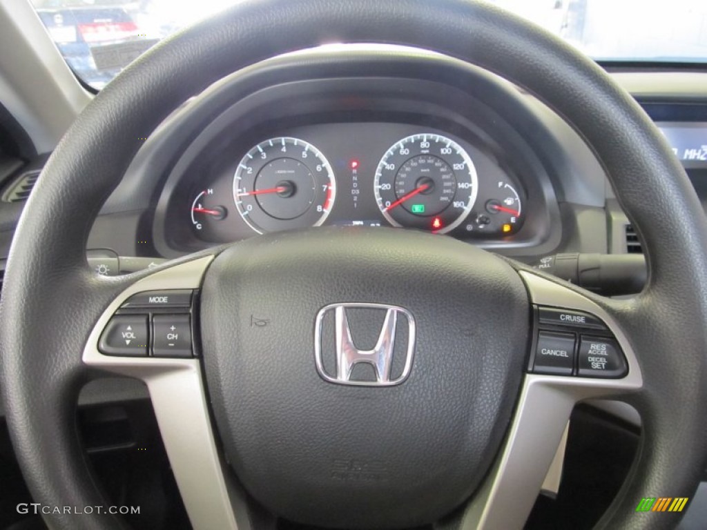 2010 Accord EX-L V6 Sedan - Alabaster Silver Metallic / Black photo #8