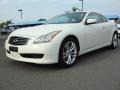 2008 Ivory Pearl White Infiniti G 37 Journey Coupe  photo #7