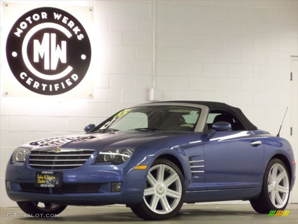 2005 Crossfire Limited Roadster - Aero Blue Pearlcoat / Dark Slate Grey/Vanilla photo #1