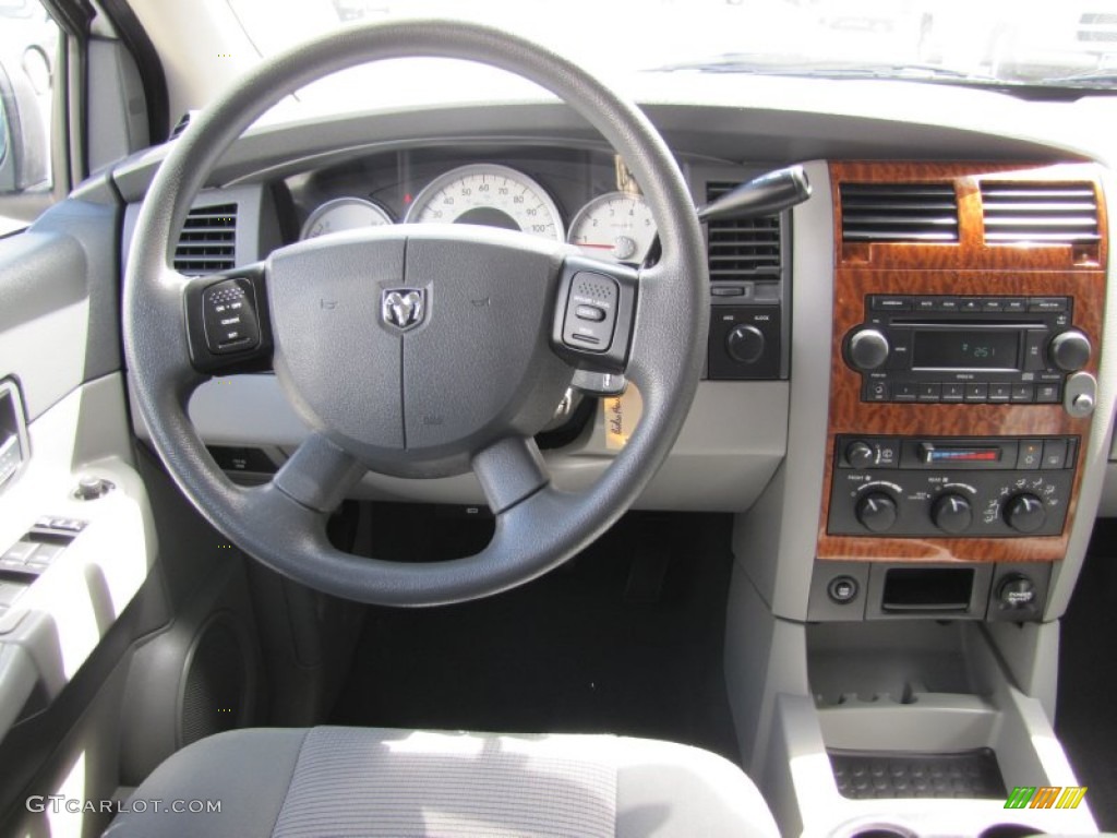 2007 Dodge Durango SLT 4x4 Dark Slate Gray/Light Slate Gray Dashboard Photo #50360676