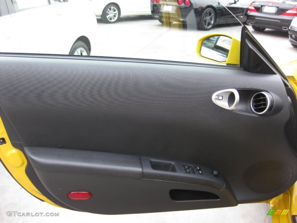 2005 Nissan 350Z Touring Coupe Charcoal Door Panel Photo #50360910