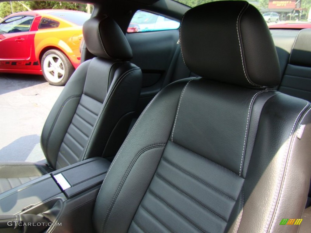 Charcoal Black Interior 2010 Ford Mustang GT Premium Coupe Photo #50361018