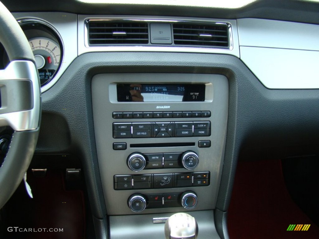 2010 Ford Mustang GT Premium Coupe Controls Photo #50361156