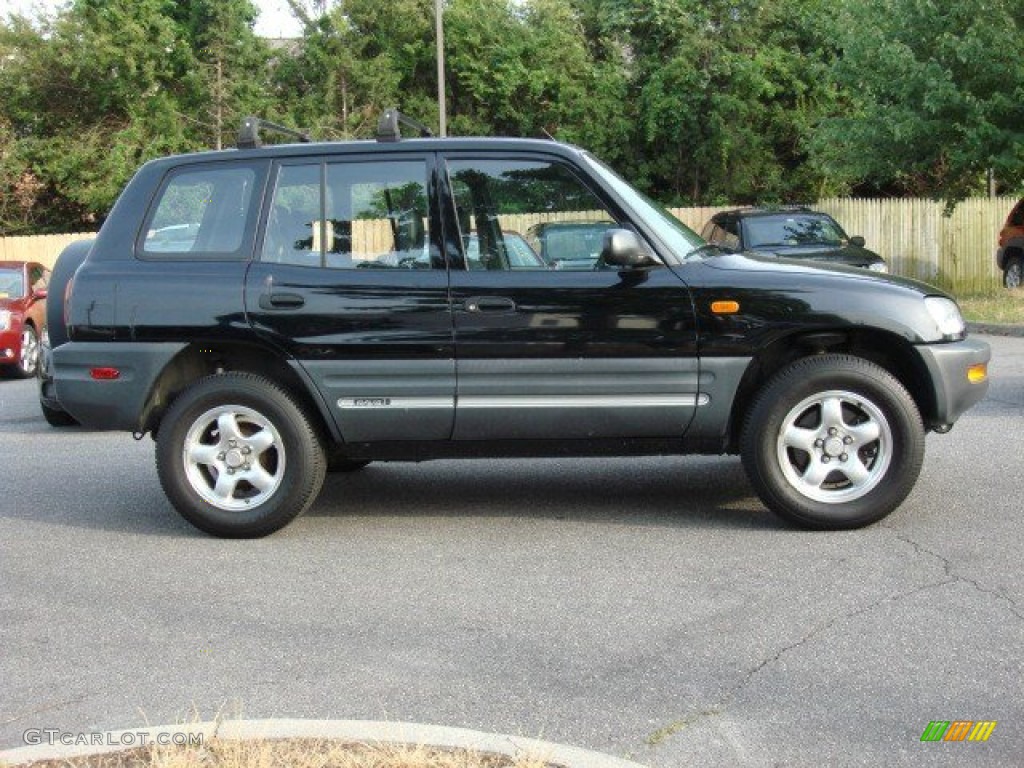 1997 RAV4 4WD - Dark Blue Metallic / Gray photo #3