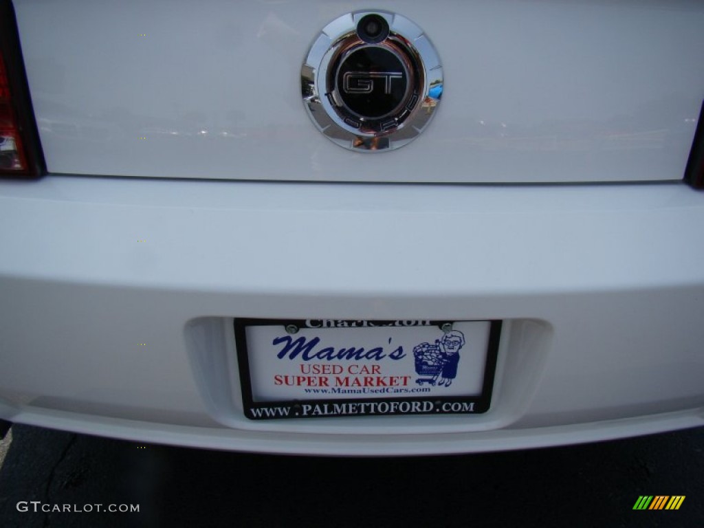 2007 Mustang GT Premium Convertible - Performance White / Medium Parchment photo #28