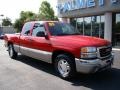 2003 Fire Red GMC Sierra 1500 Extended Cab  photo #2