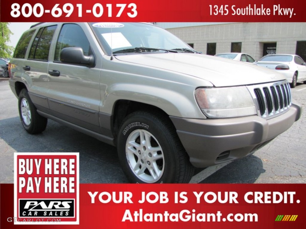2003 Grand Cherokee Laredo - Light Pewter Metallic / Sandstone photo #4