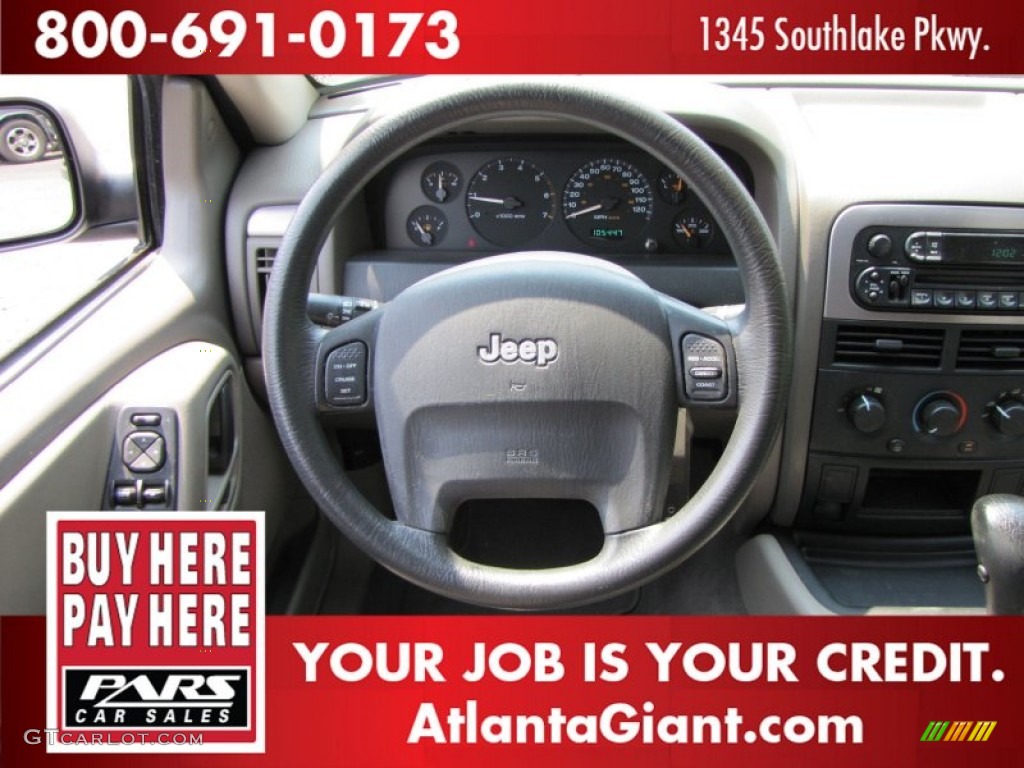 2003 Grand Cherokee Laredo - Light Pewter Metallic / Sandstone photo #12
