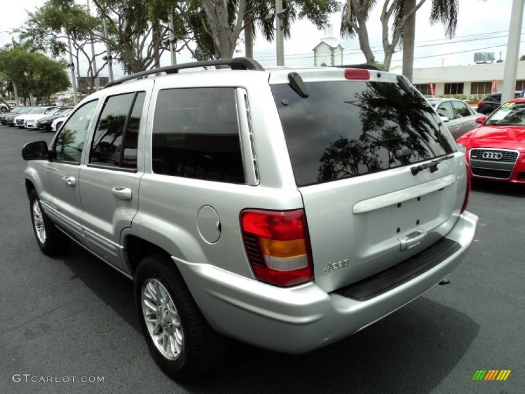 2004 Grand Cherokee Limited - Bright Silver Metallic / Sandstone photo #7