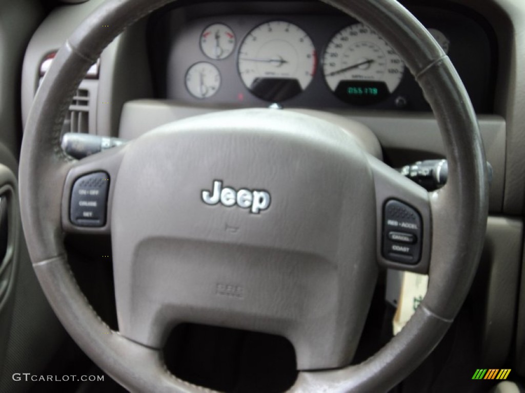2004 Grand Cherokee Limited - Bright Silver Metallic / Sandstone photo #21