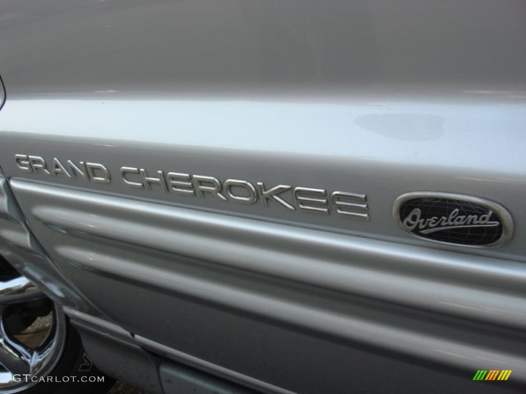 2002 Grand Cherokee Overland 4x4 - Bright Silver Metallic / Dark Slate Gray/Light Slate Gray photo #29
