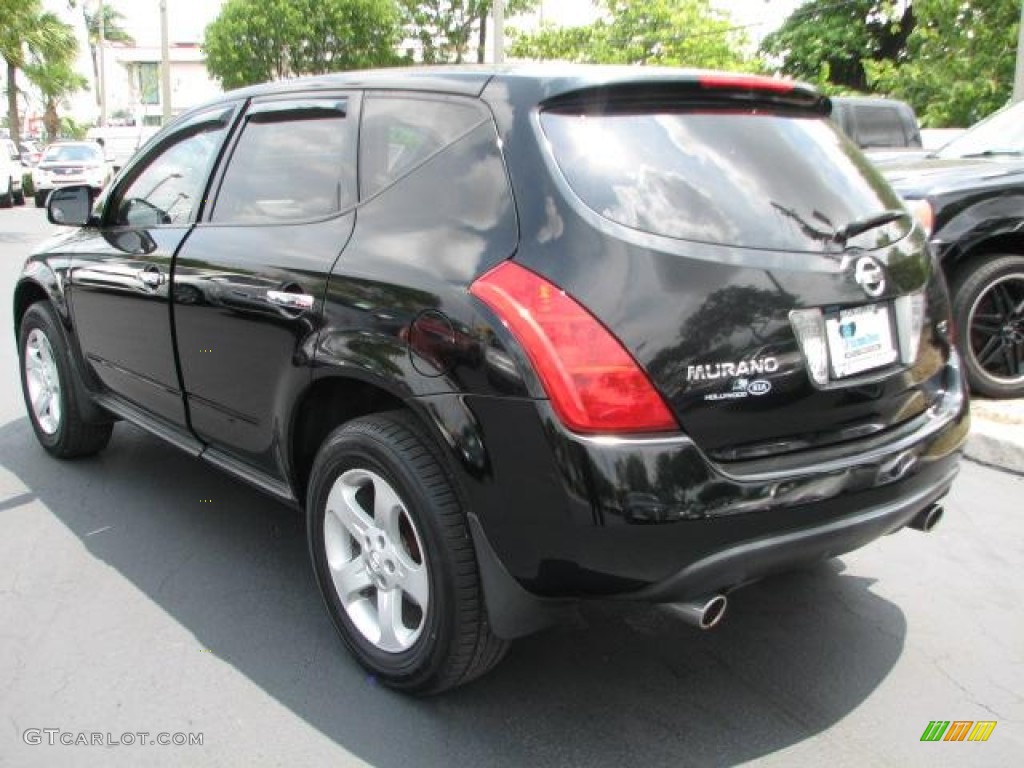 2005 Murano S - Super Black / Charcoal photo #7