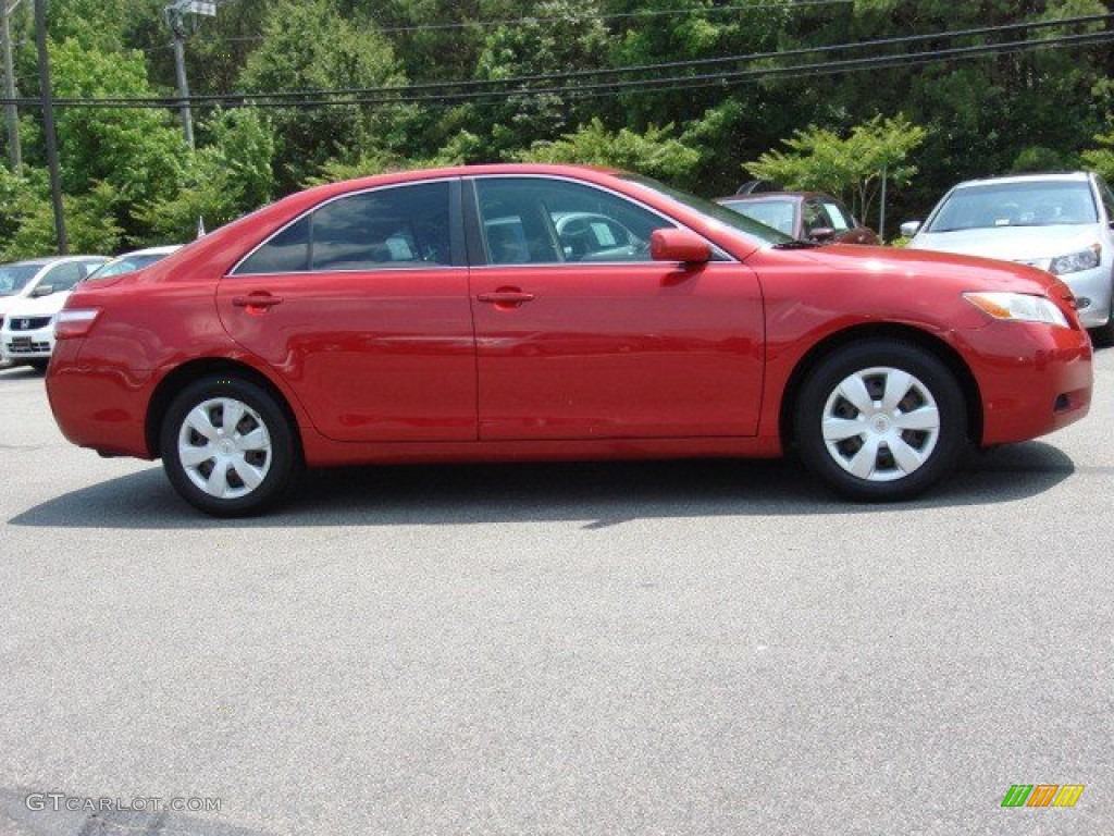 2007 Camry LE - Barcelona Red Metallic / Ash photo #6