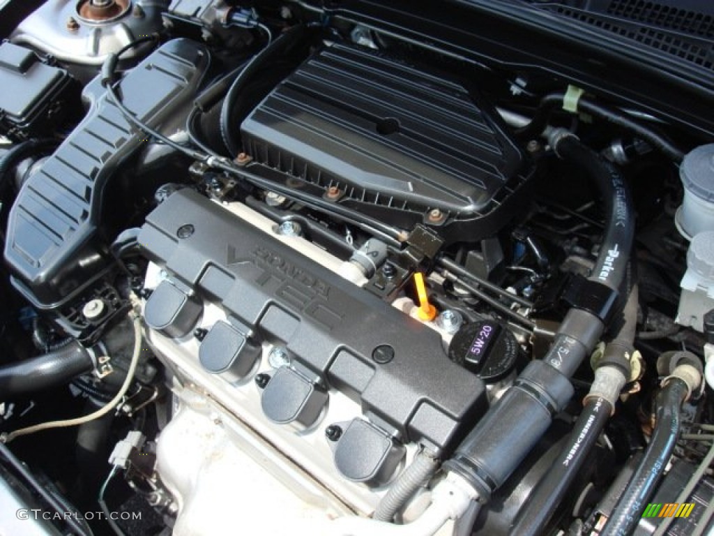 2005 Honda Civic EX Coupe 1.7L SOHC 16V VTEC 4 Cylinder Engine Photo #50364219