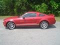 2008 Dark Candy Apple Red Ford Mustang V6 Premium Coupe  photo #10