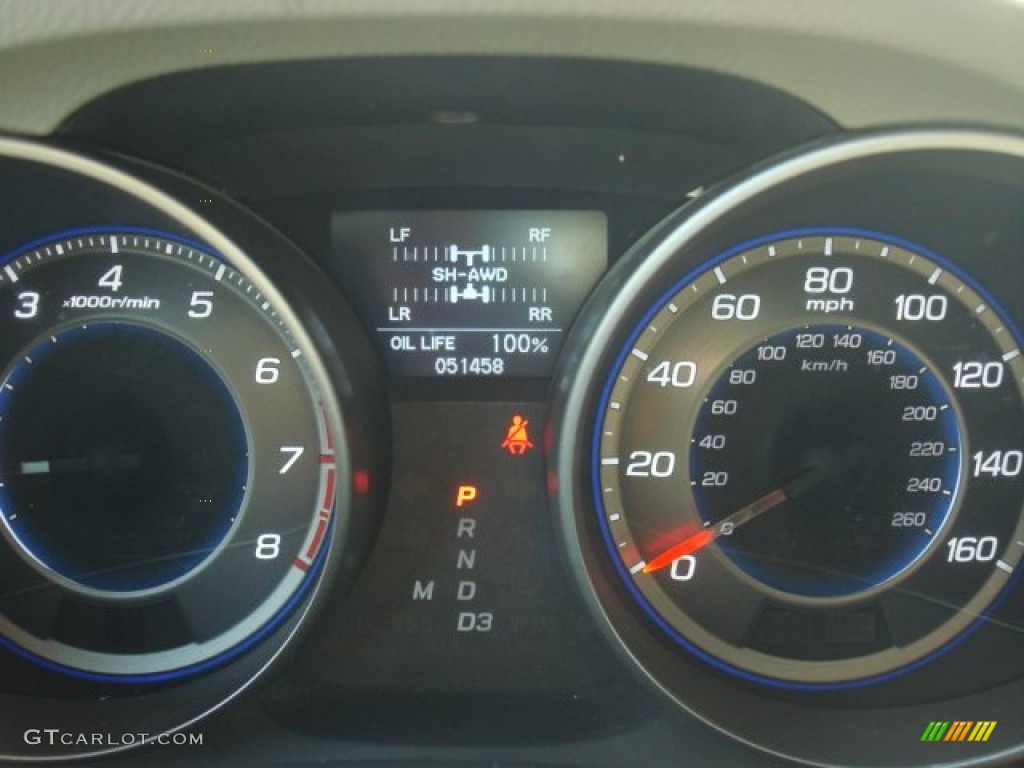 2007 MDX Technology - Steel Blue Metallic / Taupe photo #13