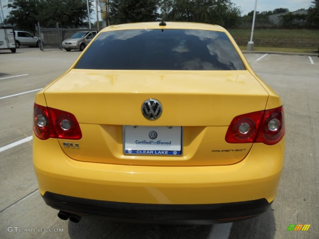 2007 Jetta GLI Fahrenheit Edition Sedan - Fahrenheit Yellow / Anthracite photo #6