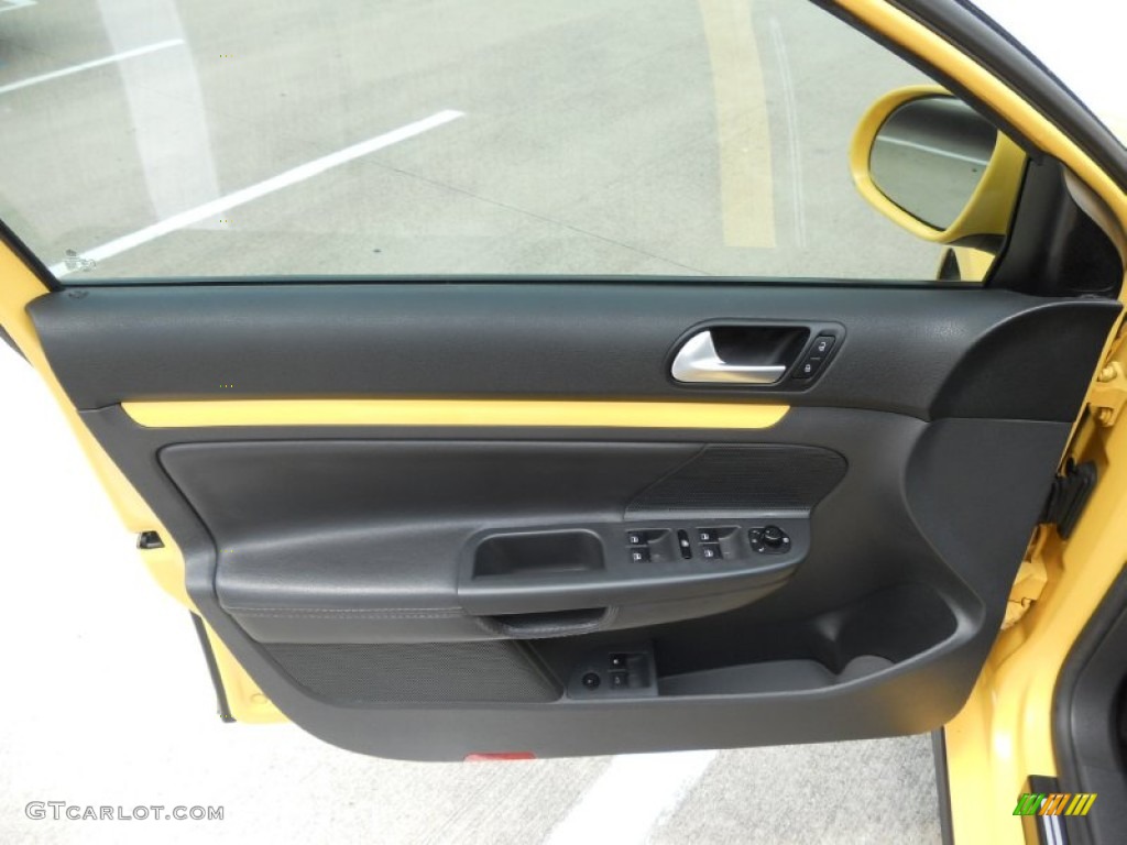 2007 Volkswagen Jetta GLI Fahrenheit Edition Sedan Anthracite Door Panel Photo #50366575