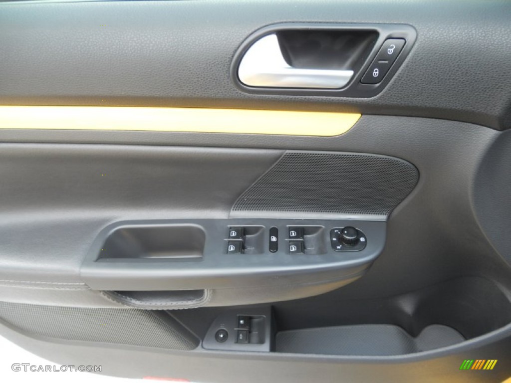 2007 Volkswagen Jetta GLI Fahrenheit Edition Sedan Anthracite Door Panel Photo #50366784
