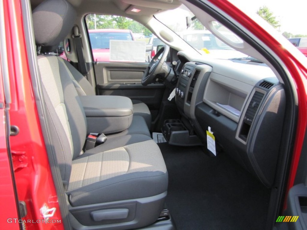 2011 Ram 1500 ST Quad Cab - Flame Red / Dark Slate Gray/Medium Graystone photo #8